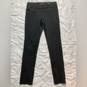Liverpool black and grey plaid jeans.